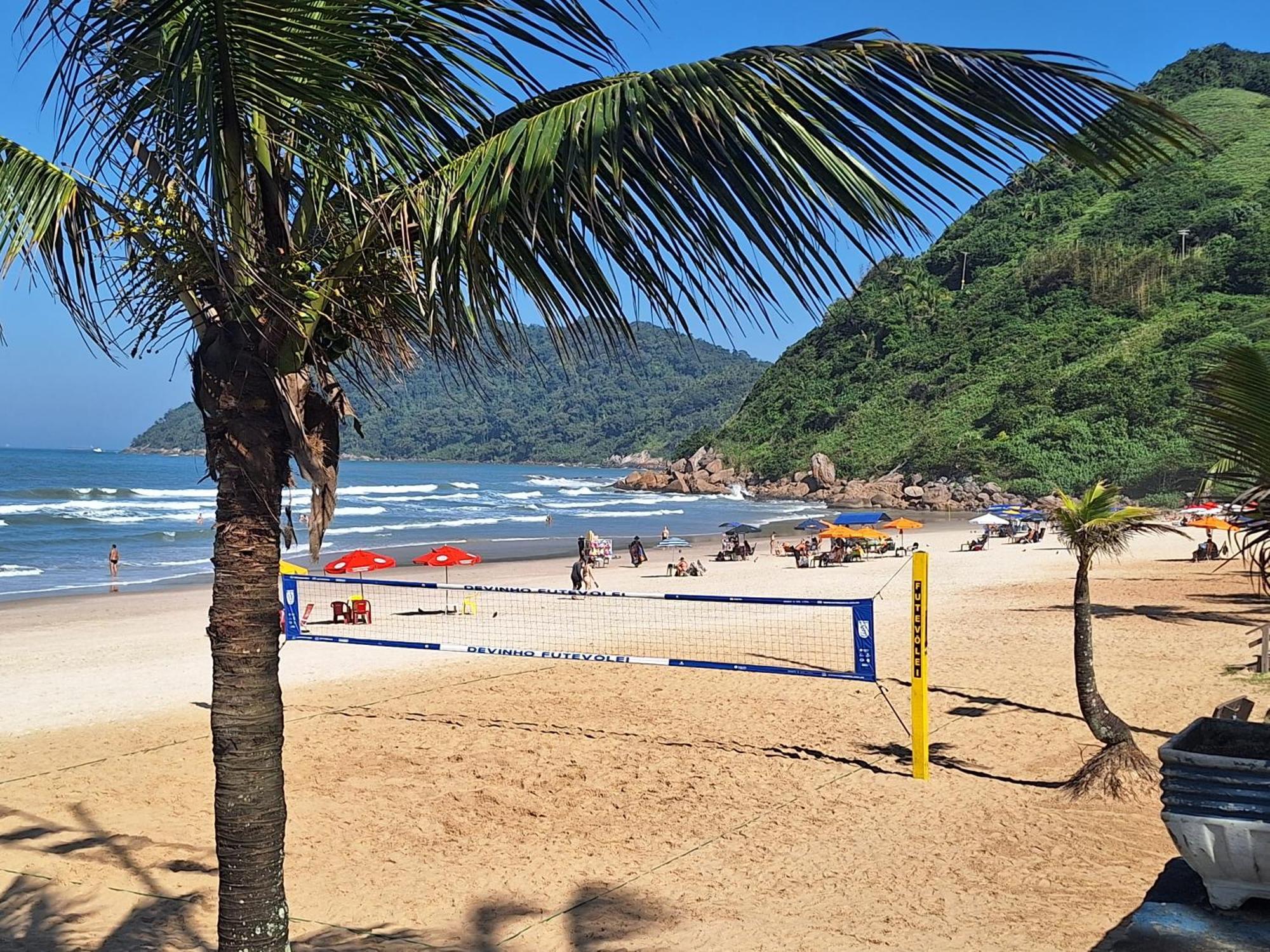 Duplex Pe Na Areia, Praia Do Tombo - Guaruja/Sp. Экстерьер фото
